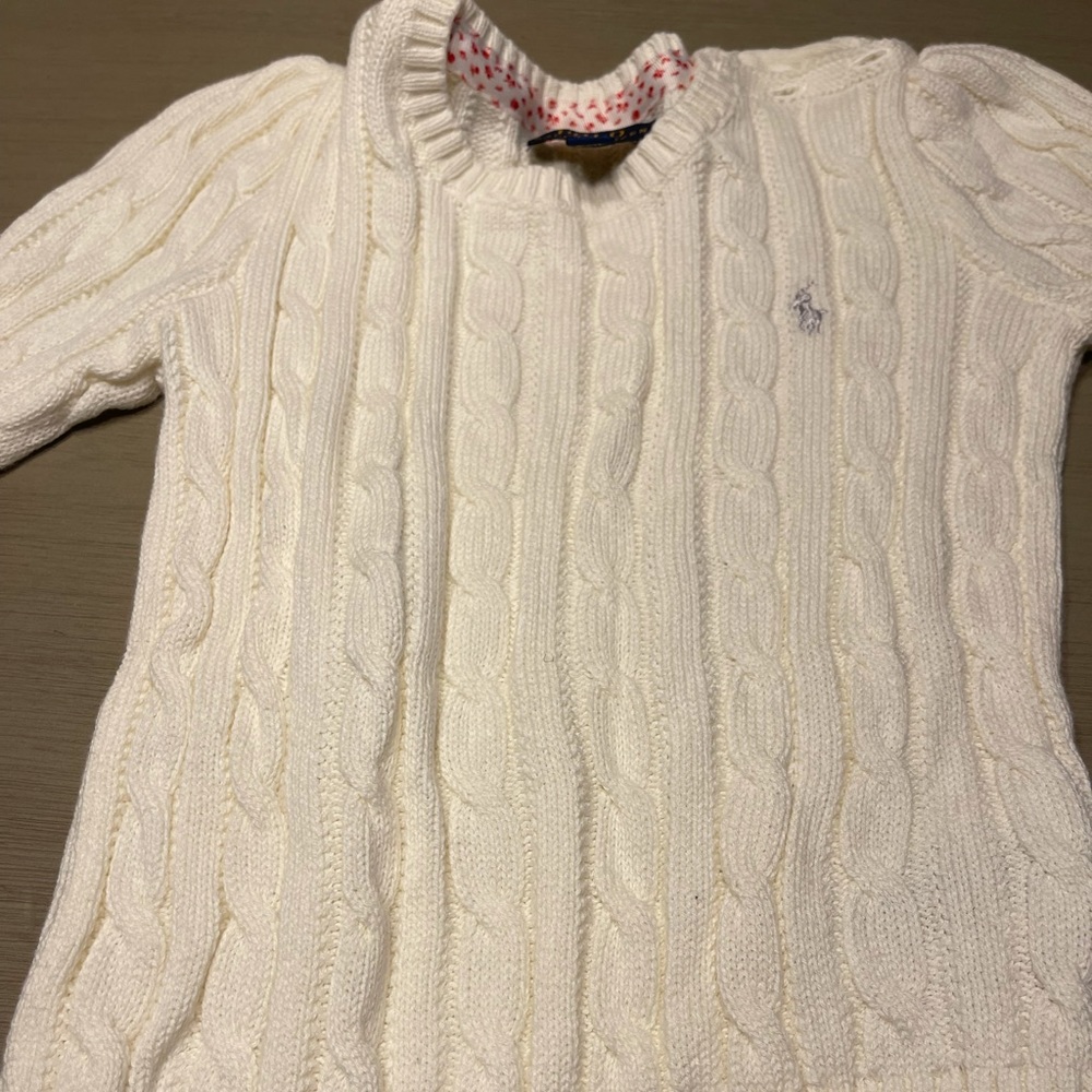 Girls Polo Sweater